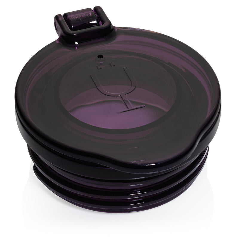 Champagne Flute Replacement Lids | (Clear, Purple & Black) - Everyday Daily-Use