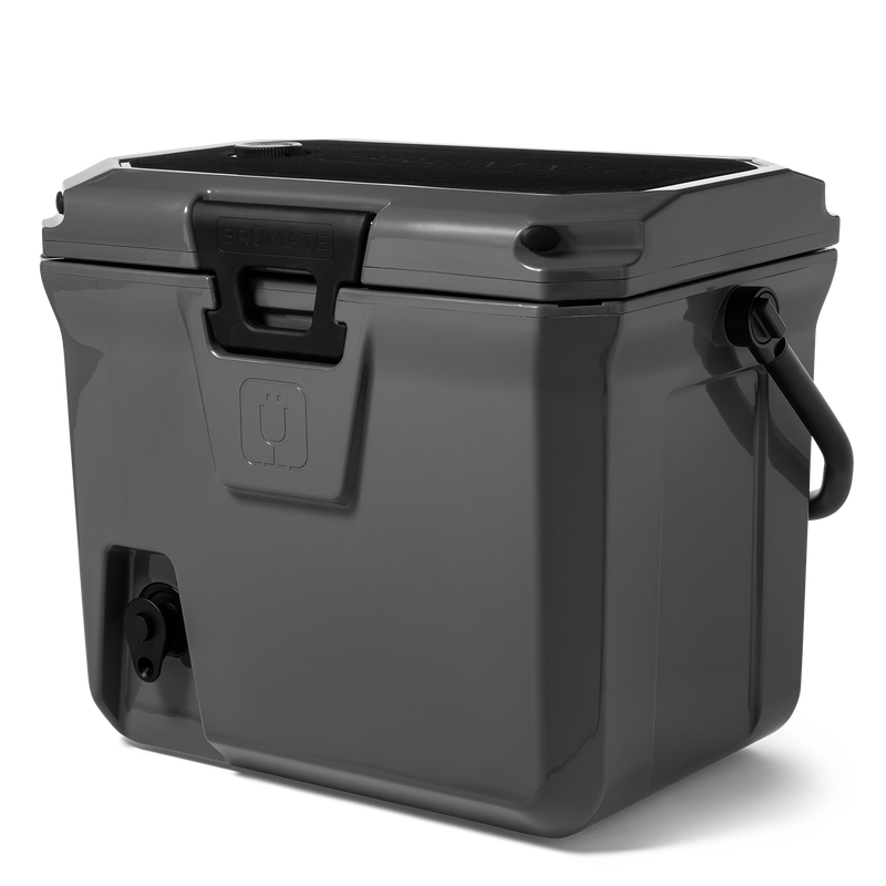 Br Tank 20-Quart Easy-Carry Cooler | Charcoal - Clean Cold-Keep