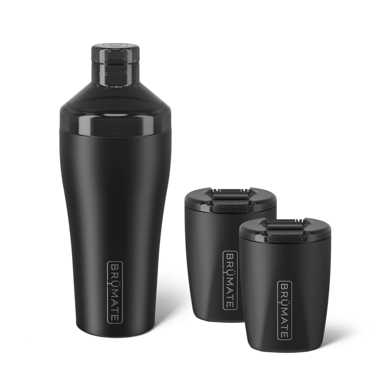 Cocktail Shaker + Rocks Bundle | Matte Black | 22/12oz - Classic First-Choice