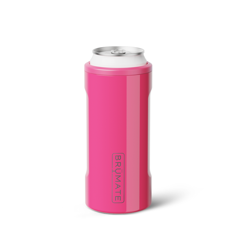 Hopsulator Slim | Neon Pink | 12oz Slim Cans - On-the-Go Getaway