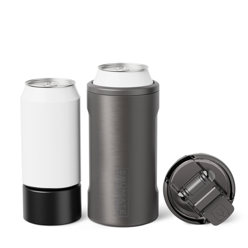 Hopsulator Trio | Black Stainless | 12/16oz Standard Cans - Durable Storage