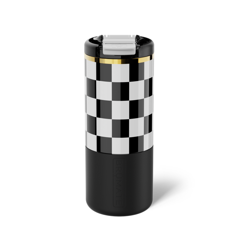 Strova 18oz | Black & White Checker - Reliable Cup