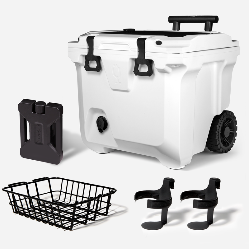 Br Tank 35-Quart Ultimate Day Trip Cooler Bundle | Ice White - Trail Starter-Pack
