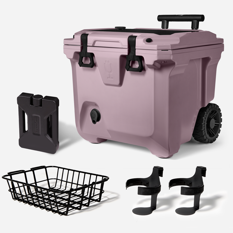 Br Tank 35-Quart Ultimate Day Trip Cooler Bundle | Lilac Dusk - Classic Drink-Set