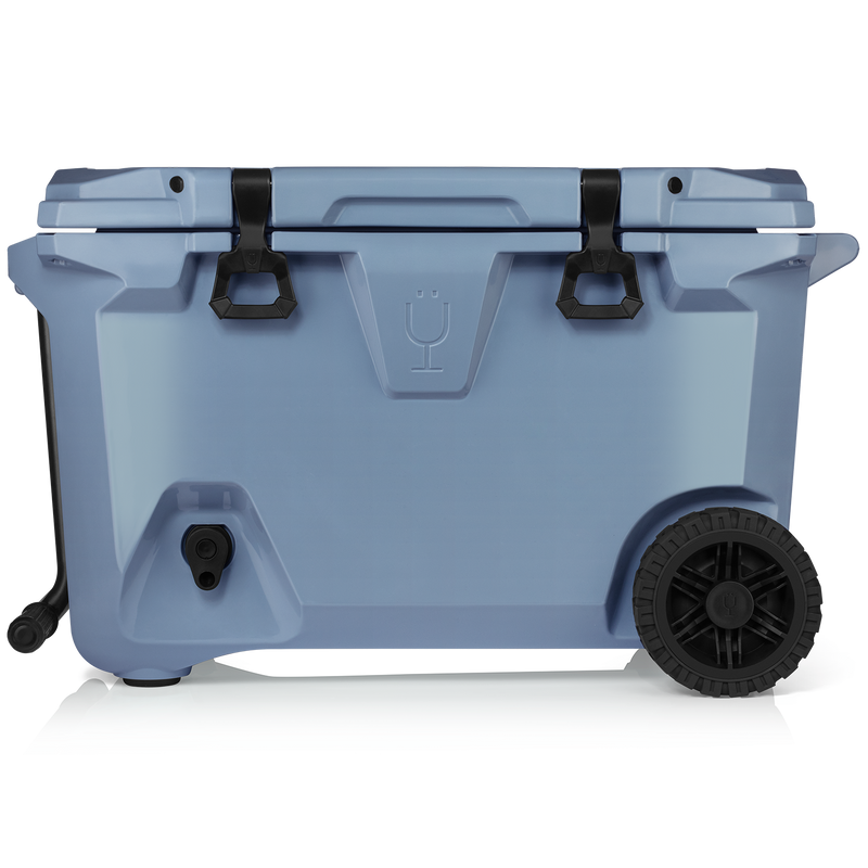 Br Tank 55-Quart Rolling Cooler | Denim - Fresh Cold-Keep
