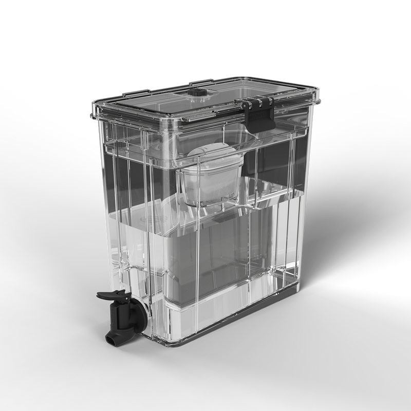 Br Tank 55qt Water Filtration Kit - Modern Add-On