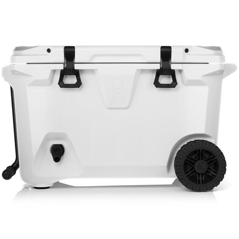 Br Tank 55-Quart Rolling Cooler | Ice White - Active Camp