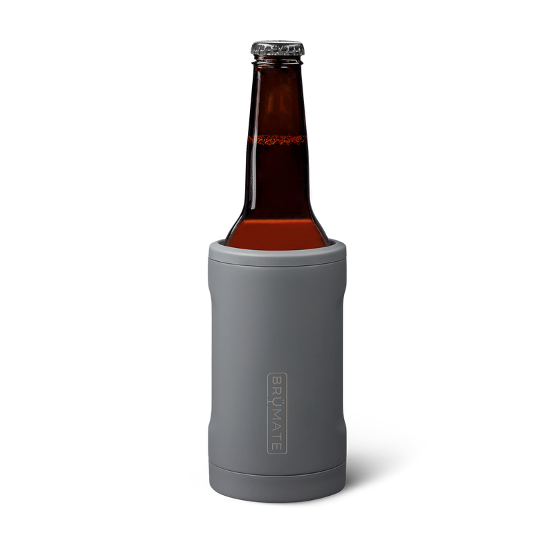 Hopsulator Bott'l | Matte Gray | 12oz Bottles - Lightweight Cooler